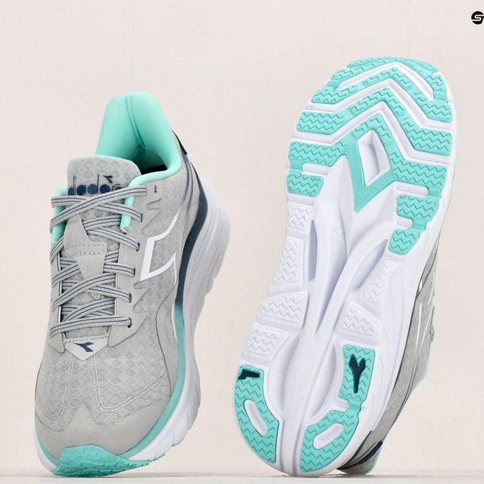 Дамски обувки за бягане Diadora Equipe Nucleo silver dd/white/aruba blue 19