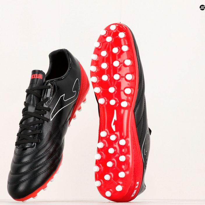 Мъжки футболни обувки Joma Numero-10 2241 AG negro/rojo 10