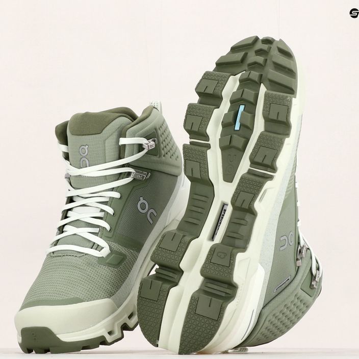 Мъжки обувки за трекинг On Cloudrock 2 Waterproof reseda/aloe 8