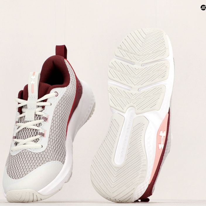 Дамски обувки за тренировка Under Armour W Dynamic Select white clay/deep red/white 10