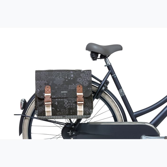 Basil Boheme Двойна чанта 35 л панерчета за велосипед с дървени въглища 6