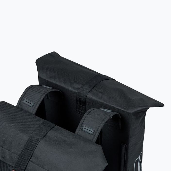 Basil Bloom City двойна чанта за багажник за велосипед черна B-18071 3