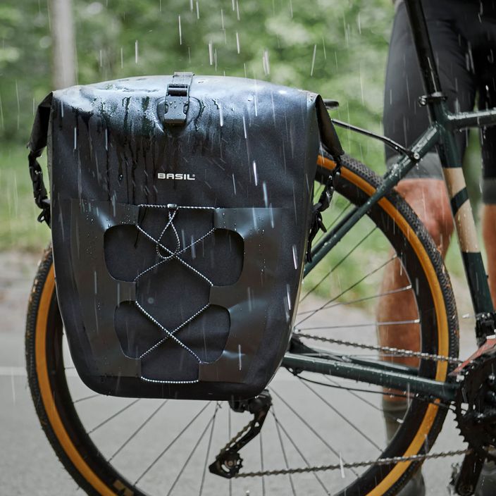 Basil Bloom Navigator Водоустойчива единична чанта за багажник за велосипед черна B-18258 12