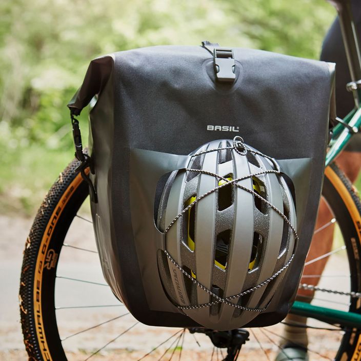 Basil Bloom Navigator Водоустойчива единична чанта за багажник за велосипед черна B-18258 13