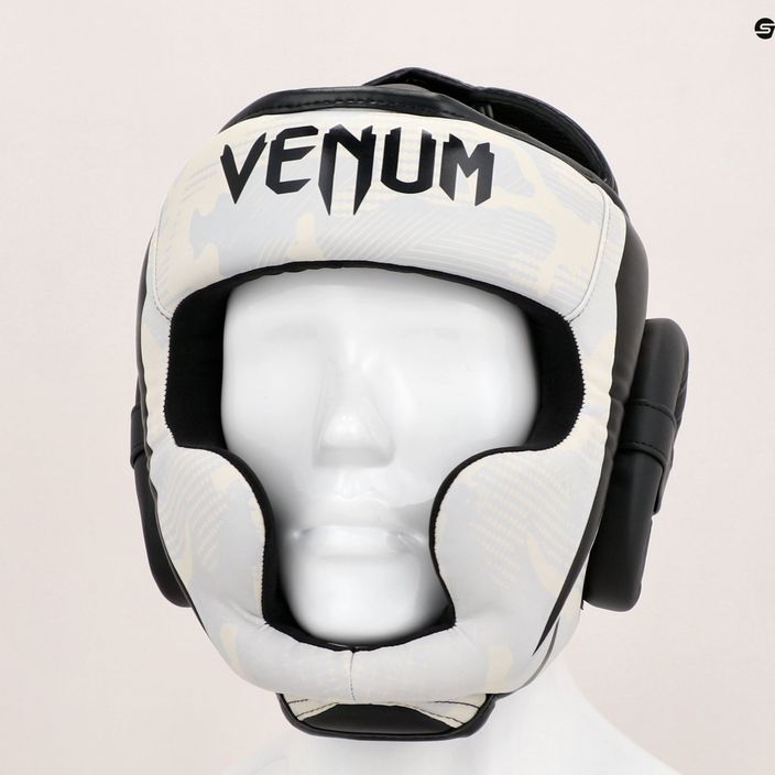 Venum Elite бяла/камо боксова каска 13