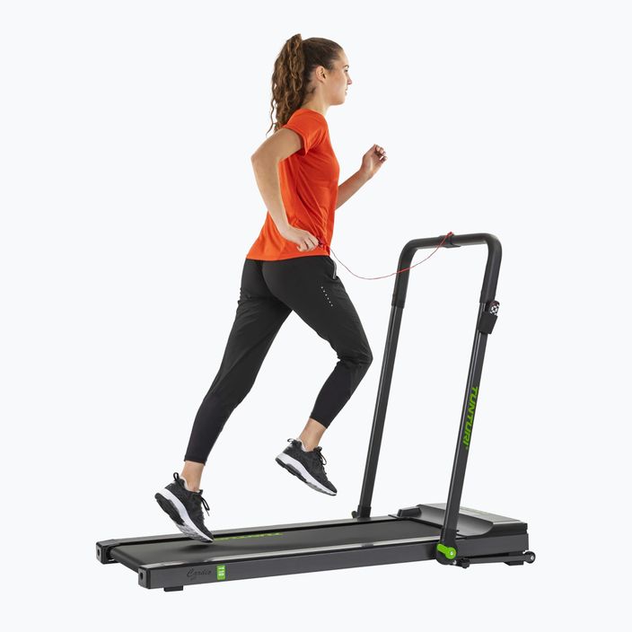 Tunturi Cardio Fit T10 черна електрическа бягаща пътека 8