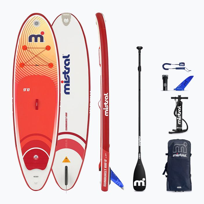 SUP дъска Mistral Sunbusrt Air 9'0 red 13