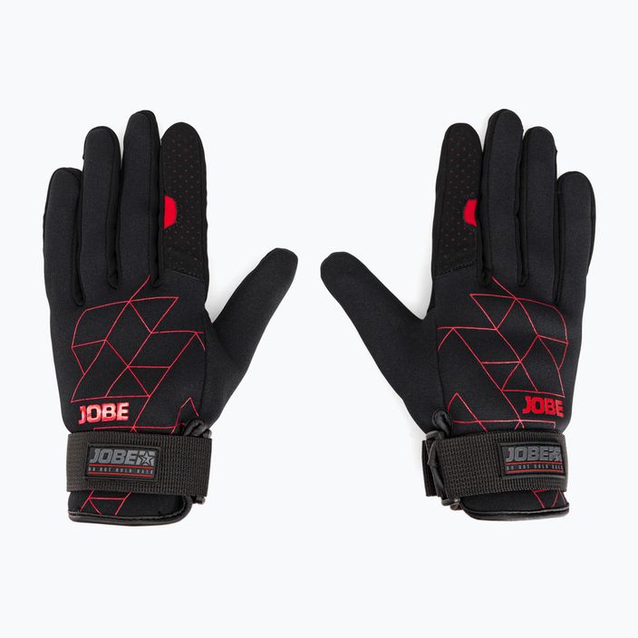 JOBE Stream ръкавици за уейкборд черни и червени 341017002 3