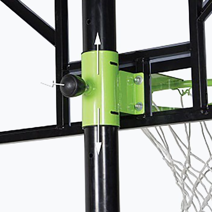 EXIT Comet преносим баскетболен кош черно-зелен 206 3