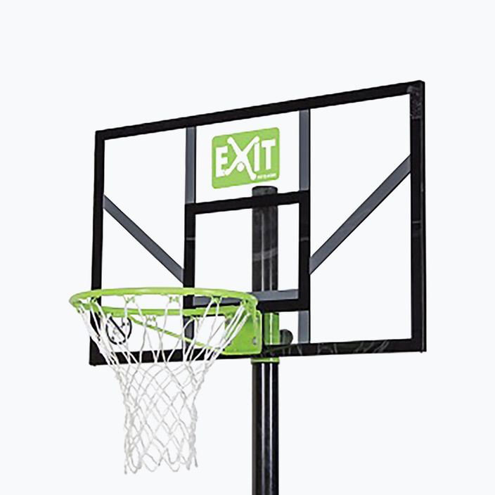 EXIT Comet преносим баскетболен кош черно-зелен 206 4