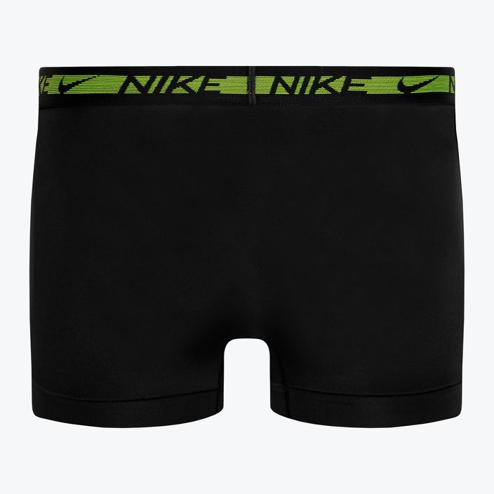 Мъжки боксерки Nike Dri-FIT Ultra Stretch Micro Trunk 3 чифта черни/виолетови/сини/червени 3