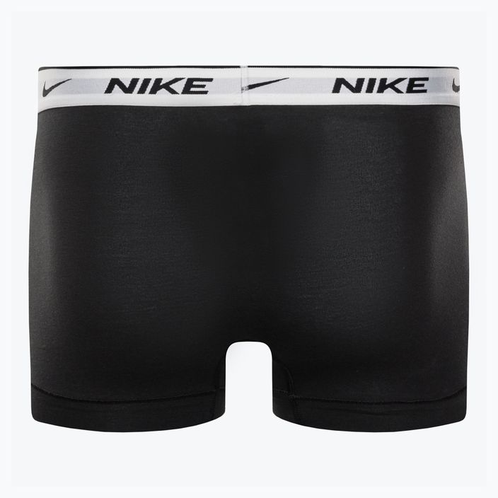 Мъжки боксерки Nike Everyday Cotton Stretch Trunk 3Pk UB1 black/white wb 2