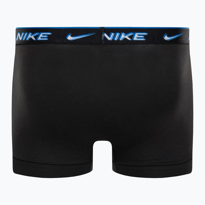Мъжки боксерки Nike Everyday Cotton Stretch Trunk 3Pk UB1 black/transparency wb 3