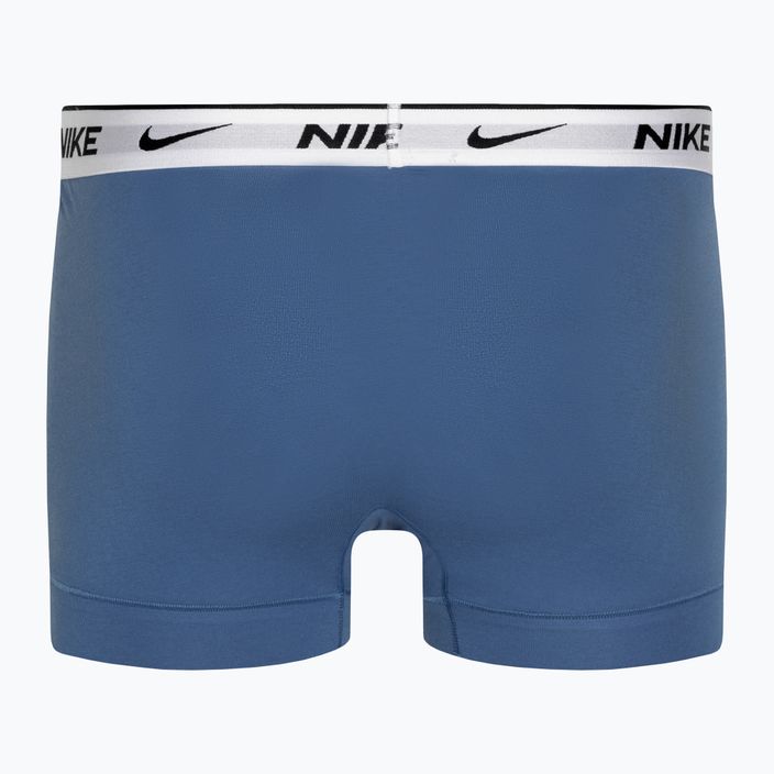 Мъжки боксерки Nike Everyday Cotton Stretch Trunk 3 чифта звездно синьо/вълково сиво/черно бяло 3
