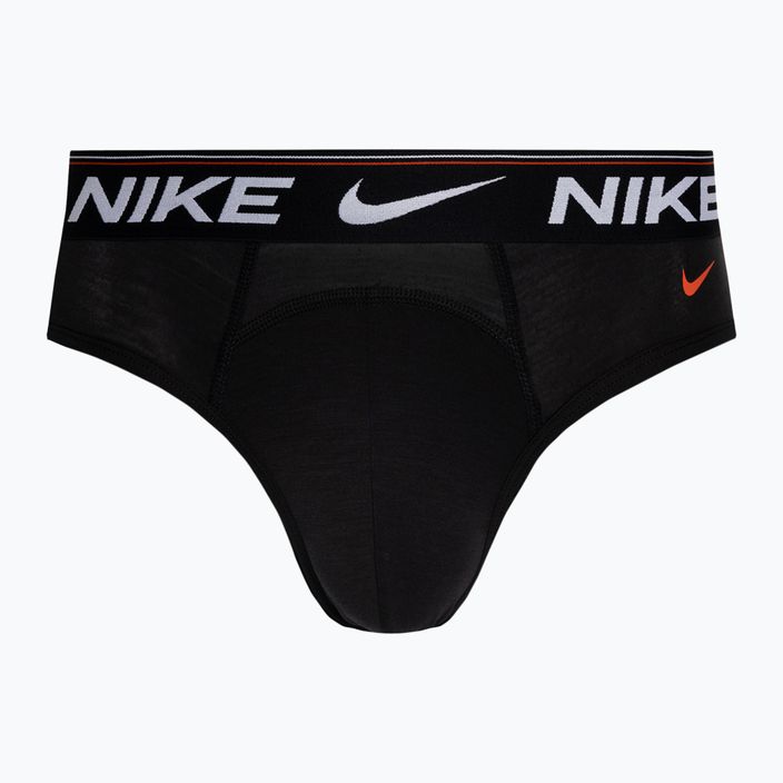 Мъжки гащета Nike Dri-Fit Hip Logo Brief 3 чифта black/black/black