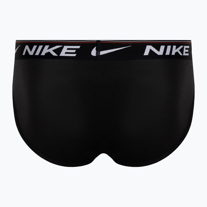Мъжки гащета Nike Dri-Fit Hip Logo Brief 3 чифта black/black/black 2