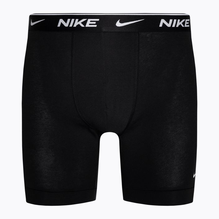 Мъжки боксерки Nike Everyday Cotton Stretch Boxer Brief, 3 чифта, крушово/копринено сиво/черно 4