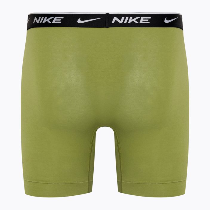 Мъжки боксерки Nike Everyday Cotton Stretch Boxer Brief, 3 чифта, крушово/копринено сиво/черно 5