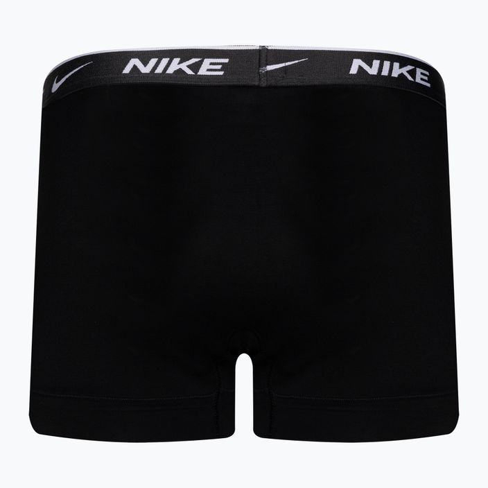 Мъжки боксерки Nike Everyday Cotton Stretch Trunk 3 чифта черни/виолетови/оранжеви 5