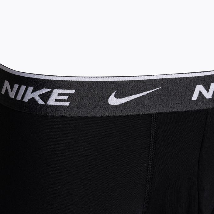 Мъжки боксерки Nike Everyday Cotton Stretch Trunk 3 чифта черни/виолетови/оранжеви 6