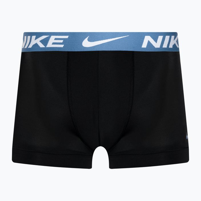 Мъжки боксерки Nike Dri-Fit Essential Micro Trunk 3 чифта черно/звездно синьо/перлено/антрацит 2