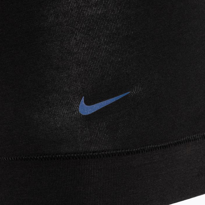 Мъжки боксерки Nike Everyday Cotton Stretch Trunk 3 чифта черни/сини/фуксия/оранжеви 4