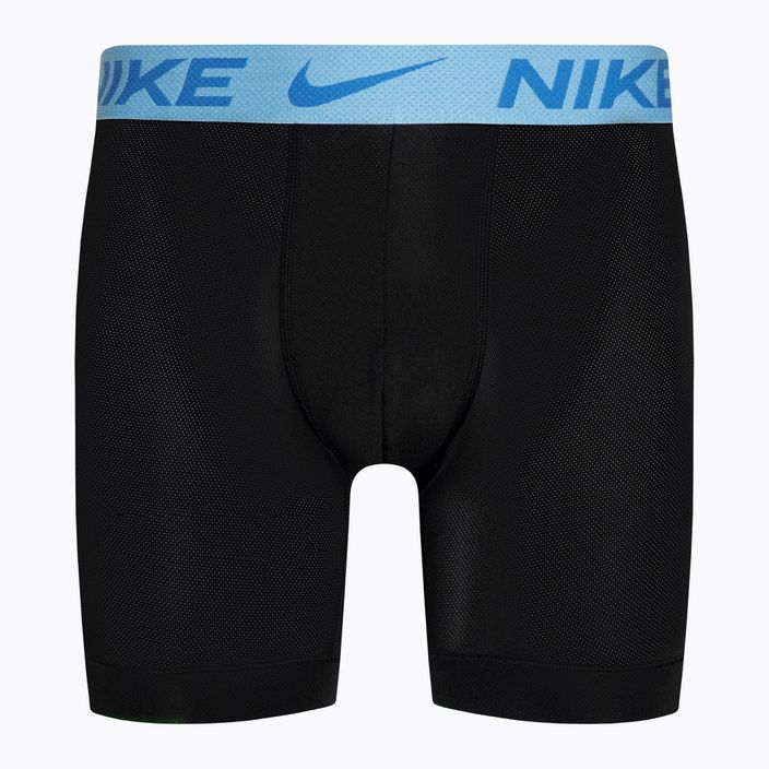 Мъжки боксерки Nike Dri-FIT ADV Micro Brief 3 чифта сафари принт/лека снимка синьо/черно 7