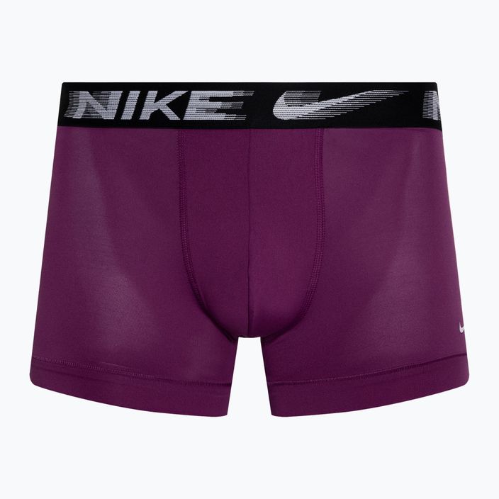 Nike Dri-Fit Essential Micro Trunk мъжки боксерки 3 чифта виолетово/вълче сиво/черно 4