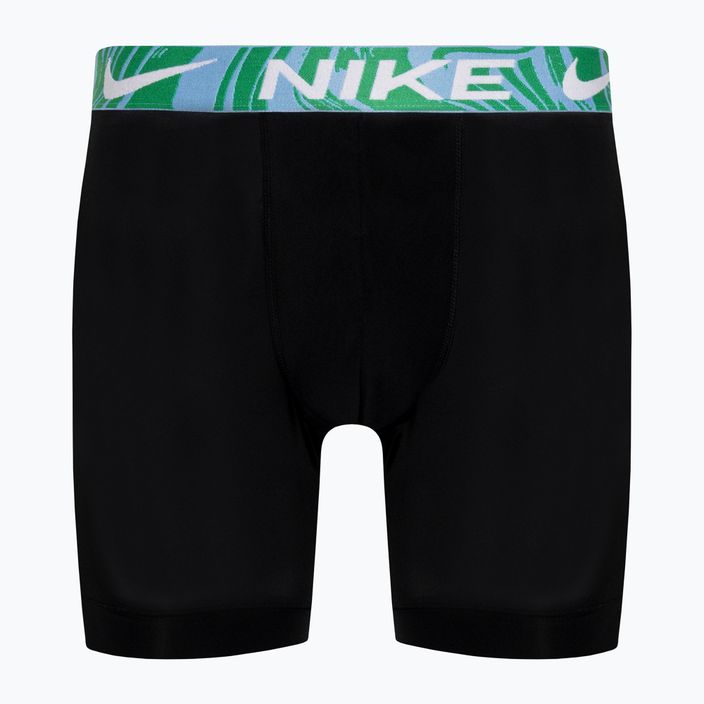 Мъжки боксерки Nike Dri-Fit Essential Micro Boxer Brief 3 чифта black/aquarius bleu/laser fuchsia/grey 2