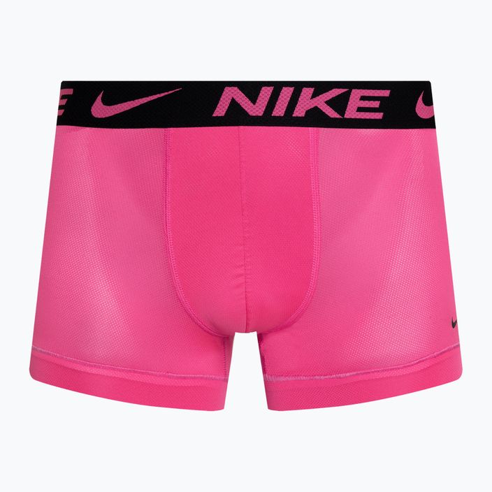 Nike Dri-FIT Cotton Trunk мъжки боксерки 3 чифта пикантно червено/лазерна фуксия/черно 4
