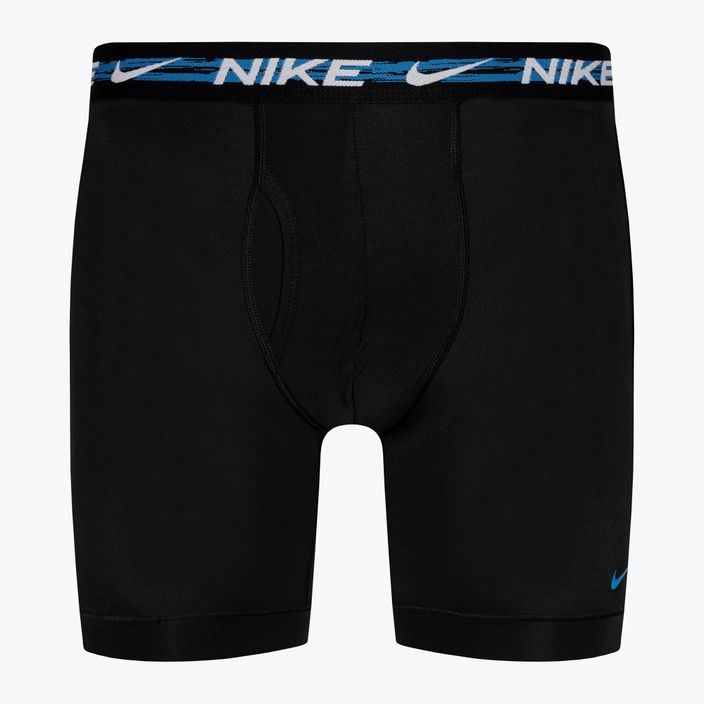 Мъжки боксерки Nike Dri-FIT Ultra-Stretch Micro Brief 3 чифта лазерна фуксия/кортно синьо/черно 5