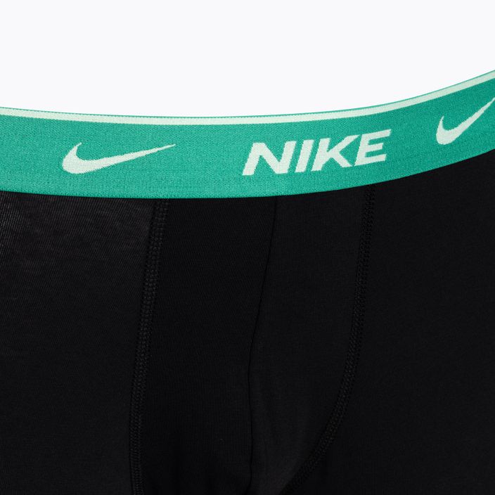 Мъжки боксерки Nike Everyday Cotton Stretch Trunk 3 чифта синьо/тюркоазено/розово 6