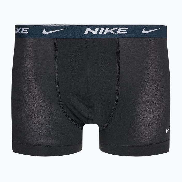 Мъжки боксерки Nike Everyday Cotton Stretch Trunk 3 чифта черно/черна армия/черно 5