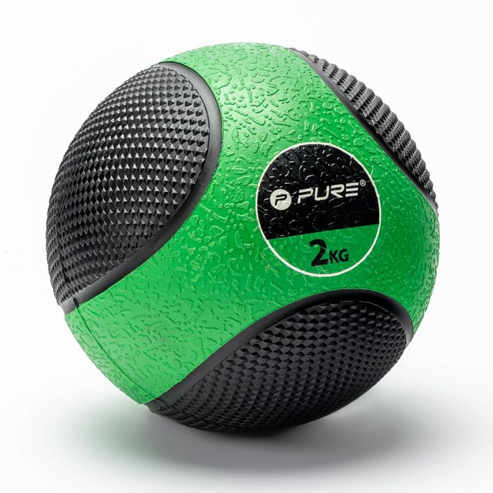 Зелена медицинска топка Pure2Improve 2137