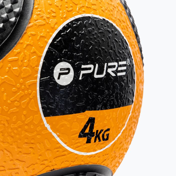 Медицинска топка Pure2Improve 4 кг оранжева 2139 2