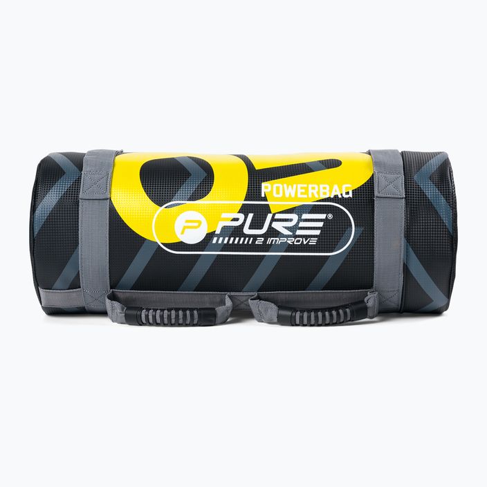 Pure2Improve Power Bag 5 кг тренировъчна чанта в черно и жълто P2I201710 2