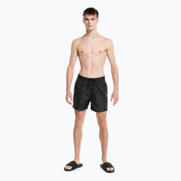 Мъжки къси панталони за плуване Calvin Klein Medium Drawstring black 4