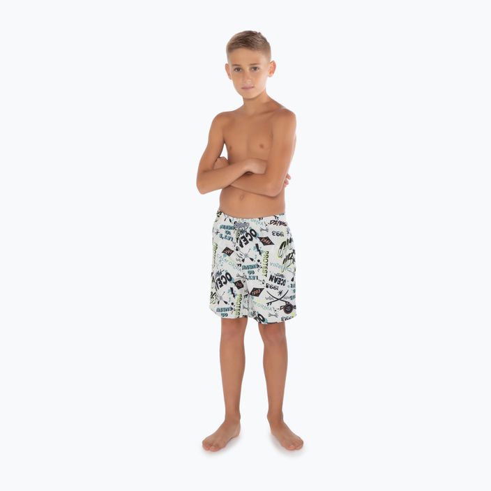 Детски къси панталони за плуване Protest Prtyansen бял P2810621 4