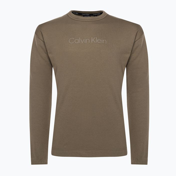 Мъжки пуловер Calvin Klein 8HU сив маслинов суитшърт 5
