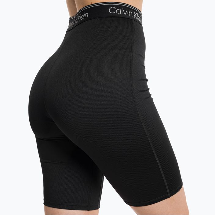 Calvin Klein Knit BAE дамски къси панталони за тренировка черни 4