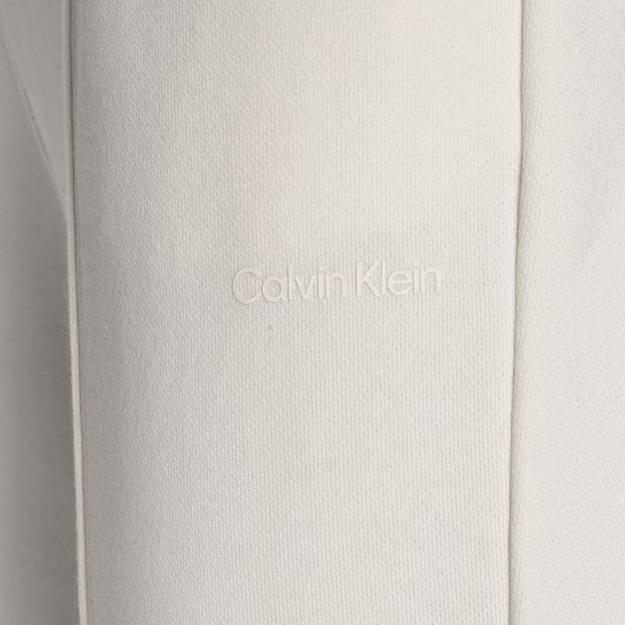 Дамски тренировъчни панталони Calvin Klein Knit YBI white suede 7