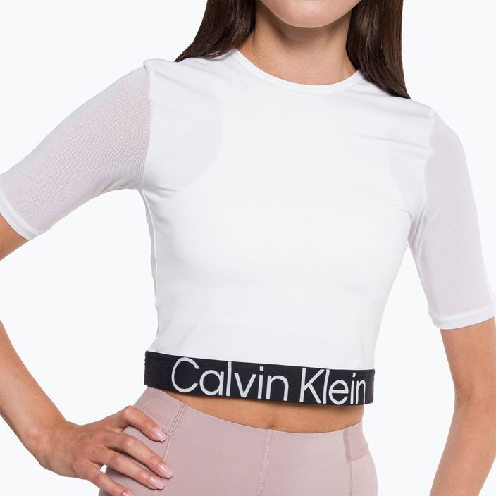 Дамска тениска Calvin Klein Knit bright white 4