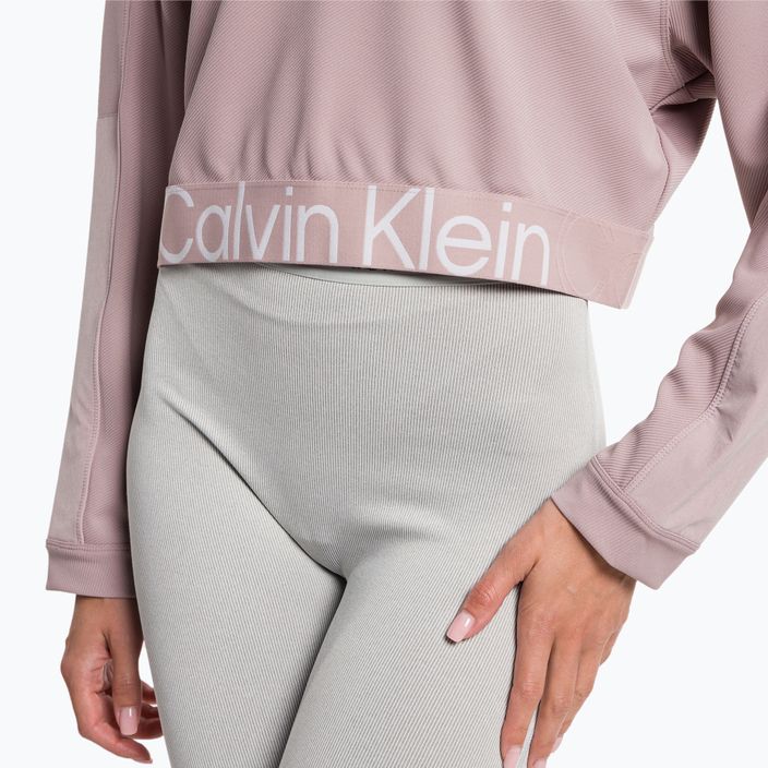Дамски пуловер Calvin Klein Pullover sweatshirt gray rose 4