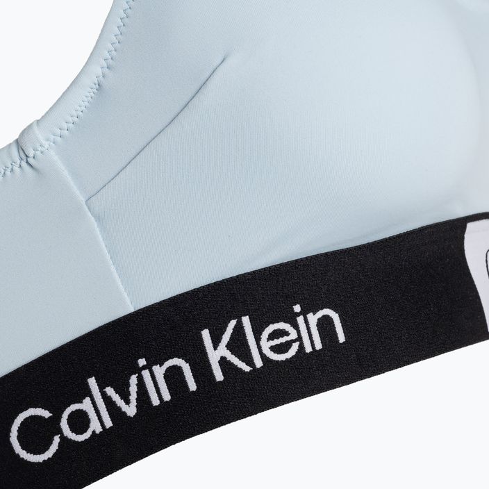 Calvin Klein Bralette-Rp Горна част на бански костюм синя 3
