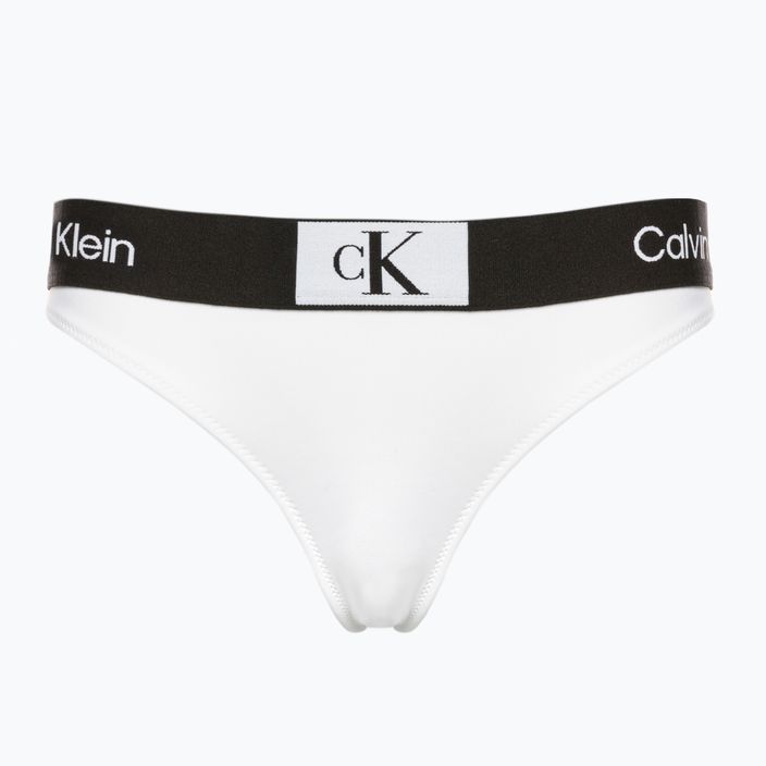 Calvin Klein Долна част на бански с ремъци YCD бяла
