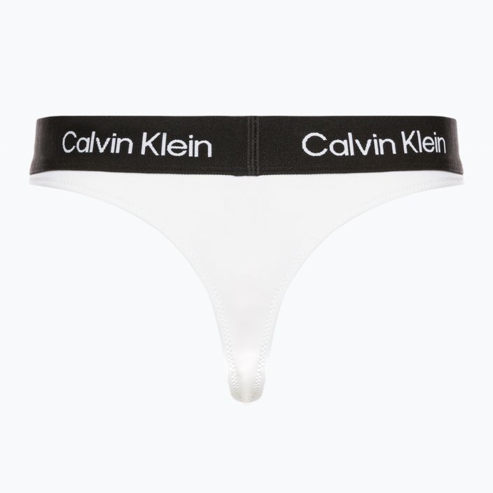 Calvin Klein Долна част на бански с ремъци YCD бяла 2
