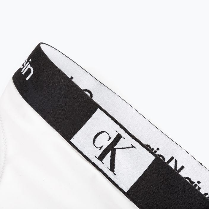 Calvin Klein Долна част на бански с ремъци YCD бяла 3