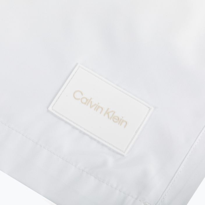 Мъжки къси панталони за плуване Calvin Klein Medium Drawstring white 3