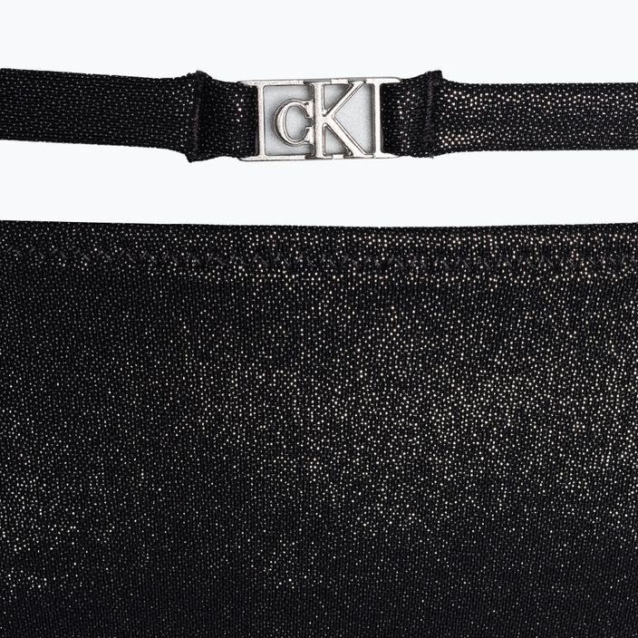 Calvin Klein Горнище на бански с ремъци черно 3