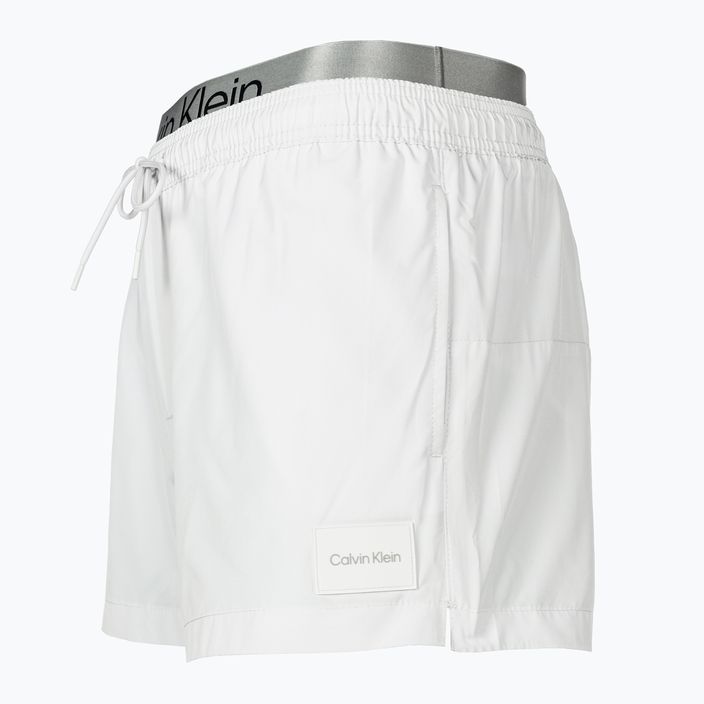 Мъжки къси бански Calvin Klein с двойна лента nimbus cloud 3